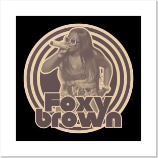 Foxy brown vintage Posters and Art